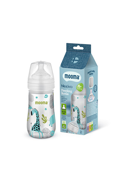 MOOMA Neeko Antikolik PP Animals Desenli Biberon 250 ML 18+ Ay Hızlı Akış