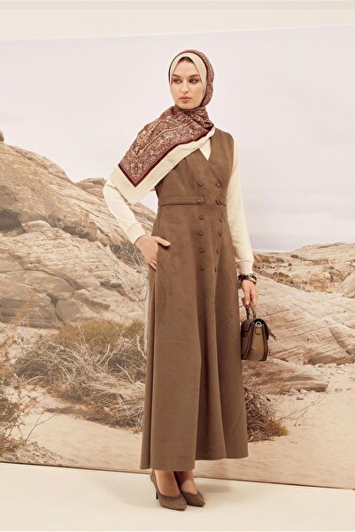 Alvina Суедна рокля Jilbab 45947