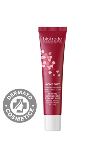 Biotrade Cosmeceuticals Crema triplu activa Acne Out, 30 ml, Biotrade