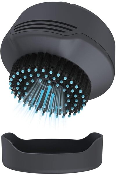 NALACAL مشط كهربائي لإزالة القشرة | وضعان، شفط قوي، تدليك لطيف، للشعر والحيوانات الأليفة (