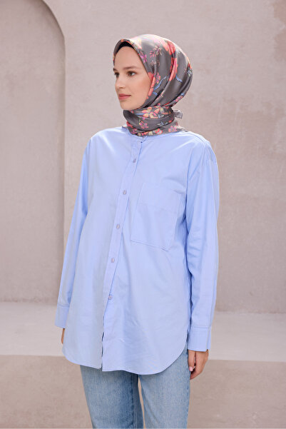 Belli Flower Pattern Silk Twill Scarf 4210D01 83