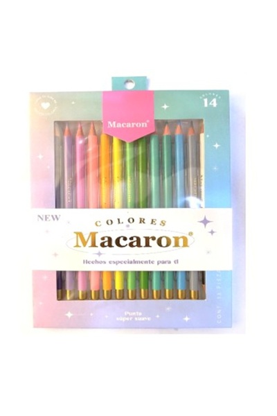 SQUARE ONE GIFTS مجموعة أقلام الرصاص الملونة – ماكارون