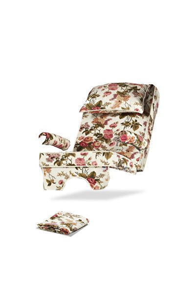 Erinöz Tek Kişilik Salıncak Minder Kılıf Takımı (Süngersiz) - İngiliz Gülü