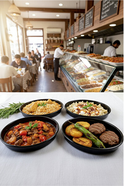 İnci Emaye 30-34-38-42 No Enamel Baking Tray Round Tray ~30 Cm~34 Cm~38 Cm~41Cm