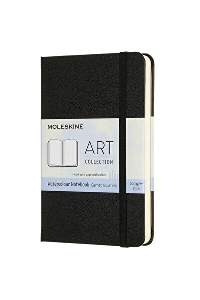 Moleskine Hard Cover Watercolor Notebook Black (9X14) - 6741