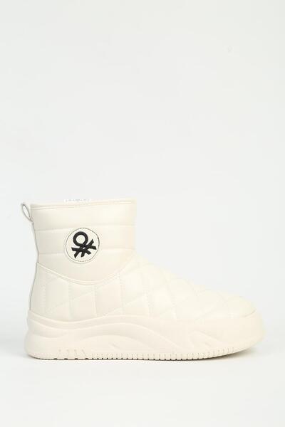 Benetton Λευκές Γυναικείες Μπότες ΕΙΝΑΙ ΕΞΑΡΤΗΜΑΤΑ ΕΞΑΡΤΗΜΑΤΩΝ BNI-12048