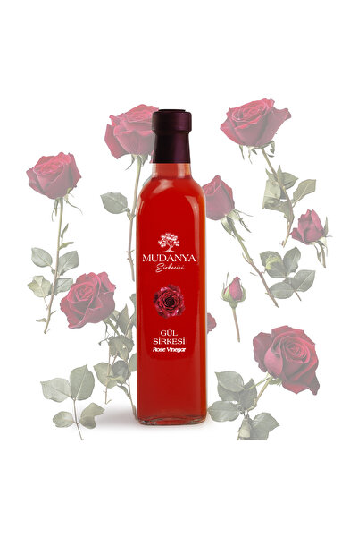 Doğal Fermantasyon Katkısız Gül Sirkesi 500 ml
