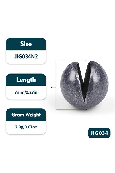 Choice N2 50 قطعة 50 قطعة/صندوق رصاص العض ملحقات معدات الصيد 0.5 جرام - 5 جرا...