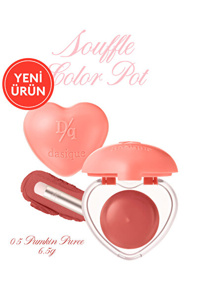 dasique Yoğun Pigmentli Köpük Yapıda Kadife Bitişli Ruj & Allık Souffle Color...