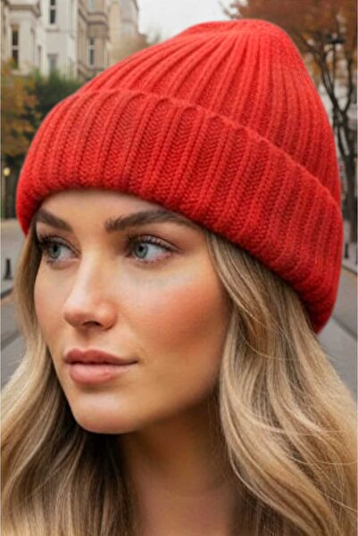 Mood Agenda Women's Soft Textured Thick Ribbed Soft Wool Beret