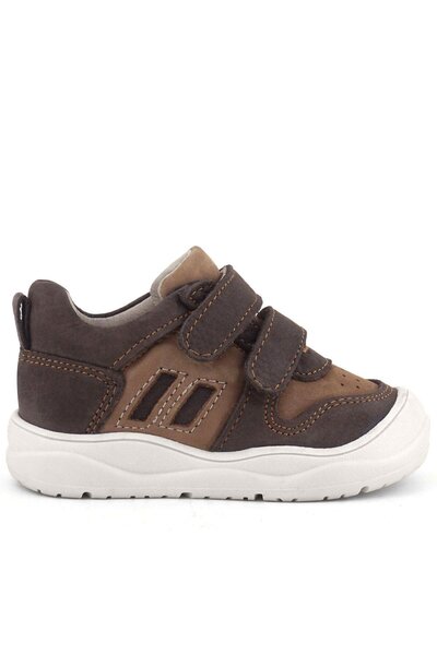 Rakerplus Schaggy Genuine Leather Brown Baby Sneakers