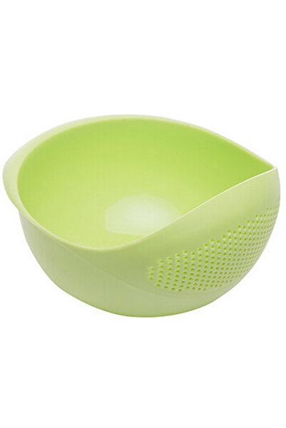 Choice3 1/3 قطع خضراء - مصفاة وعاء أرز سلة تصريف وعاء فاكهة سلة غسيل تصريف بم...