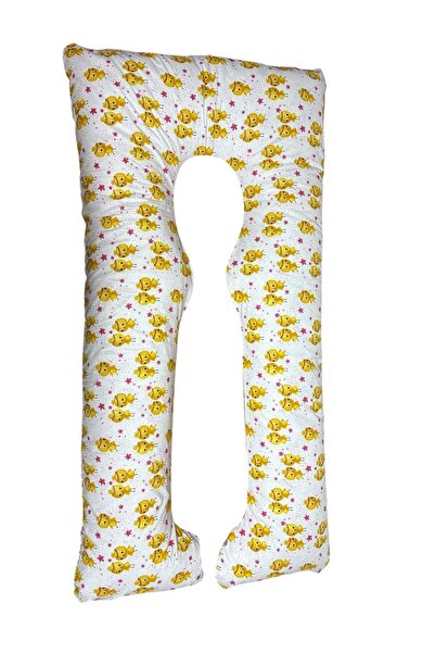 OEM Pregnancy pillow, Ema, 3 in 1, U-shaped, removable cover, 100% ranforce cotton, 135x75 cm