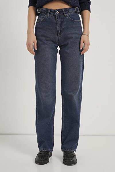 Arma Life Armalife 9788 belted straight fit denim women's pants