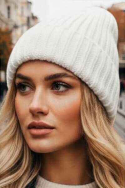 Mood Agenda Жіноча м'яка товста в'язана шапка з м'якої вовни