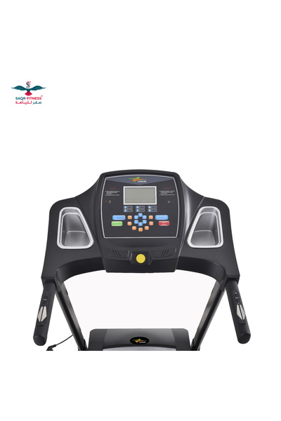 saqr fitness سير كهربائي اقصى وزن للمستخدم 100 كغم ، سطح جري 1120 X 420 ملم , موديل 5050-A