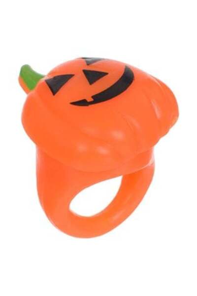 SHOPIENS Inel din silicon pentru copii cu luminițe de dovleac Halloween
