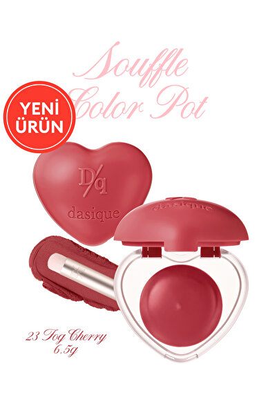 dasique Yoğun Pigment Sunan Köpük Yapıda Kadife Bitişli Ruj & Allık Souffle C...