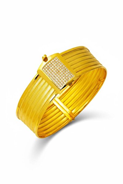 Çgk Çiğdem Gürel Kuyumculuk 14K 5 Sıralı Hasır Altın  Bilezik