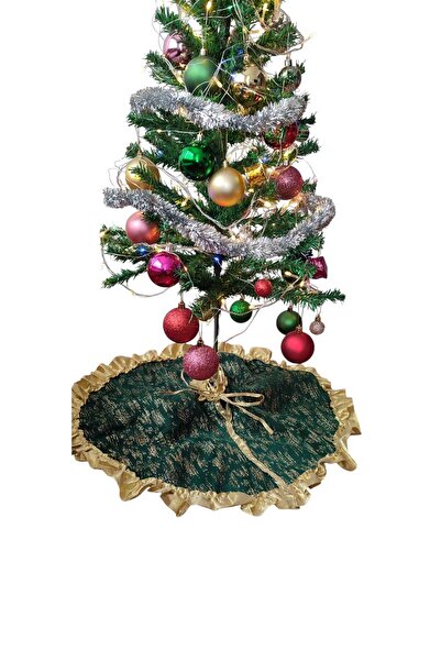 MODA NUR Christmas Pine Tree Cover, Pine Tree Foot Carpet Cover, Green Color 70 cm