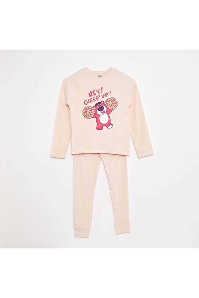 KIABI بيجامة طويلة من Toy Story - طقم من قطعتين باللون الوردي