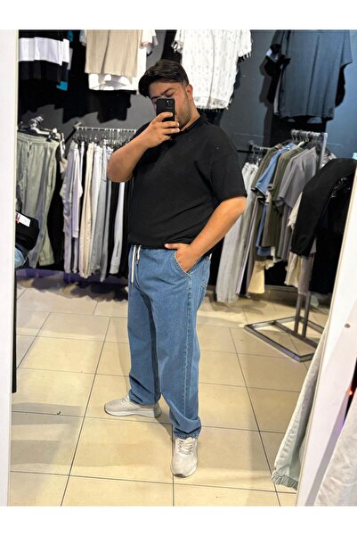 Q45collection Baggy Men's Jean Fabric