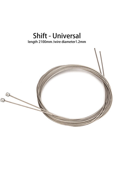 ZTTO مجموعة تروس دراجة من الفولاذ المقاوم للصدأ عدد 2، سلك فرامل داخلي من الف...