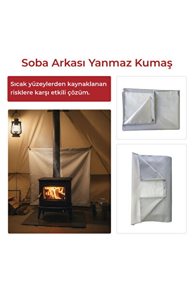 nivofire Yanmaz Soba Arkası Koruma Kumaşı 100x140cm