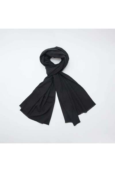 KIABI Soft warm knit scarf BLACK