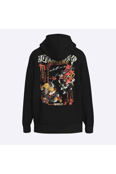 Shout Oversize Musashi vs Sasuke Unisex Hoodie