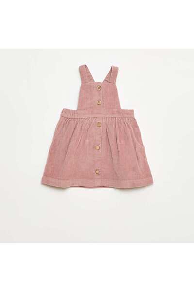 KIABI Velvet Overalls with Straps PINK