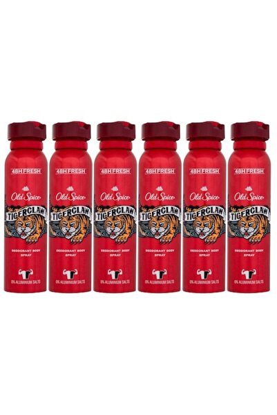 Old Spice Set 6 x Deodorant 150ml Men Tigerclaw