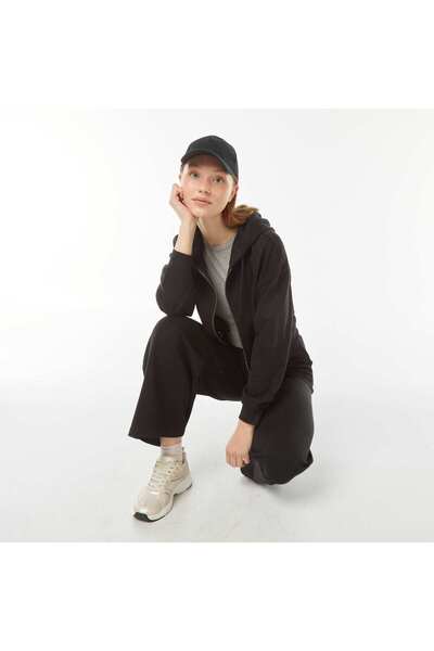 KIABI Cropped hoodie BLACK
