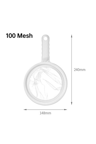 Choice1 كيس فلتر نبيذ حليب الصويا عالي الكثافة محمول باليد، 100 شبكة، قطعة وا...