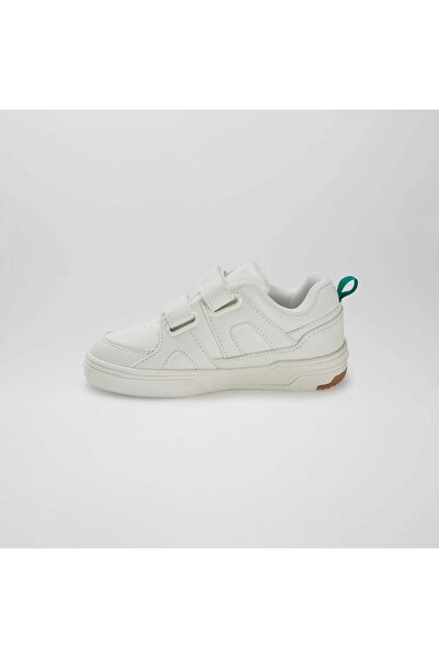 KIABI Sporty Velcro trainers WHITE