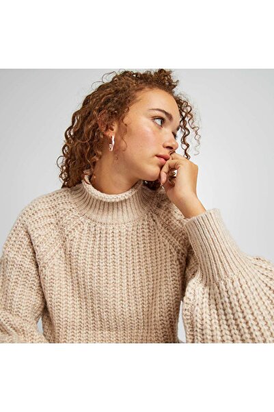 KIABI High-neck jumper BEIGE