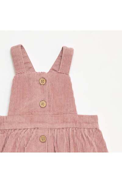 KIABI Velvet Overalls with Straps PINK