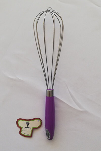 adresiburasi Stainless Steel Whisk Large Size 35 Cm. Purple
