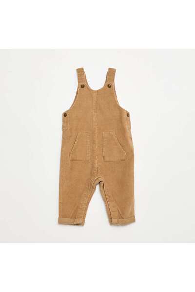 KIABI Corduroy Overalls BEIGE