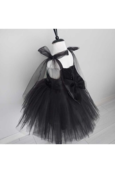 FERA SİYAH RENKLİ PRENSES GELİNLİK