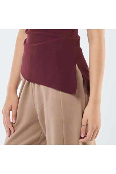 KIABI Asymmetric vest top RED