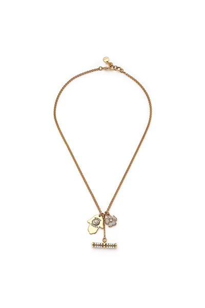 Mon Reve Blessed Luck Yonca Hamsa Charm Zincir Kolye