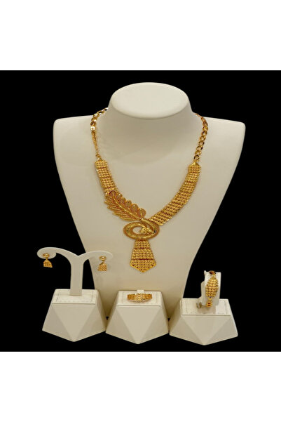 Un طقم بديل الذهب ملكي راقي لا يسبب الحساسيه