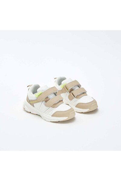 KIABI Low-top trainers with neon details BEIGE