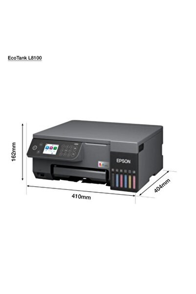 EPSON EcoTank L8100 Wi-Fi + Tarayıcı + Fotokopi Renkli Tanklı Mürekkep Püskürtmeli Yazıcı