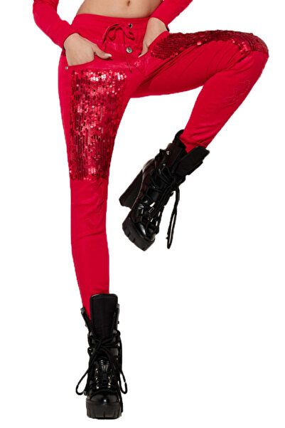 WildFashion Pants with drawstring waist and pockets L634-3