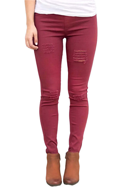 WildFashion Denim pants with cuts and pockets Q696-81