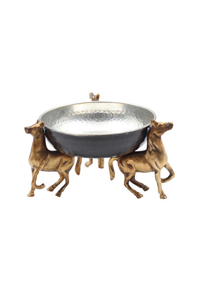 ANTEPSEPETİ AT MOTİFLİ BAKIR GONDOL