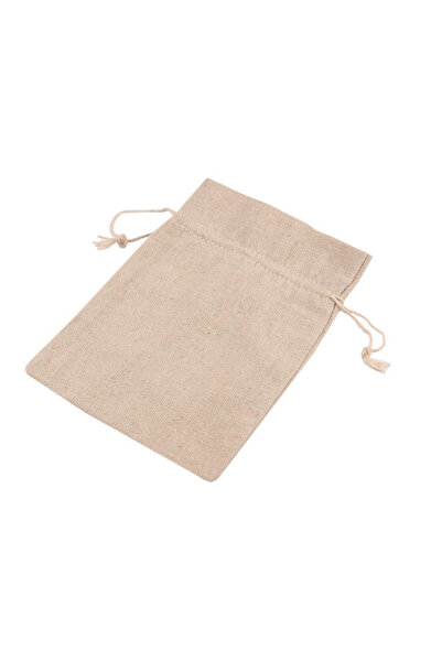Crisalida Saculet panza de in decorabil pentru cadouri, Crisalida, 13x18 cm, Natur