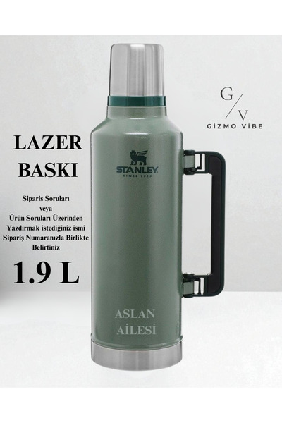 Stanley Kişiselleştirilebilir The Legendary Classic Bottle 1.9L / Özel İsimli...